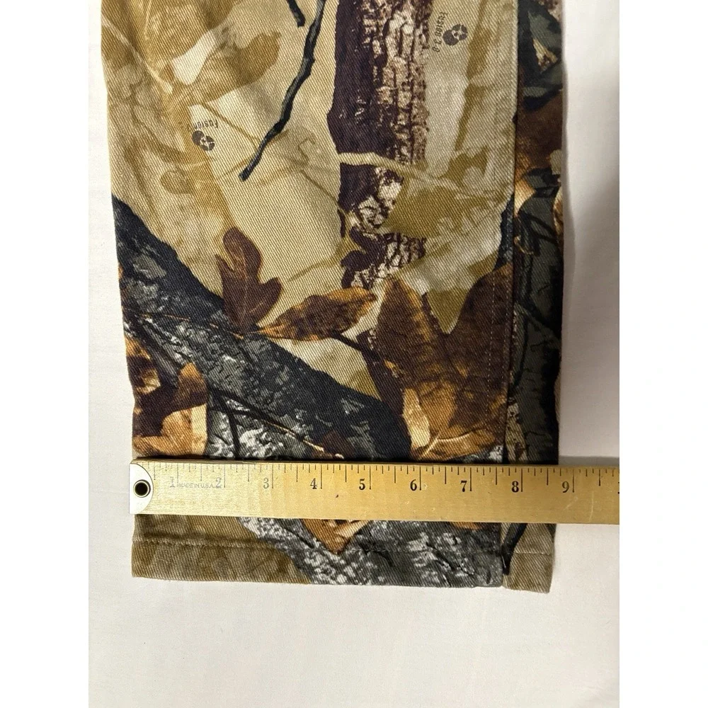 Wrangler Fusion 3D Camo Hunting Pants Men's Size 38x34 Straight Leg Flat Front